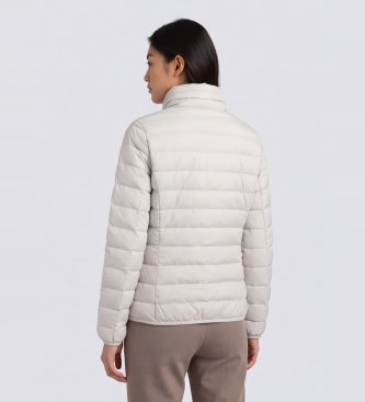 EA7 Blaugraue gesteppte Core-Jacke