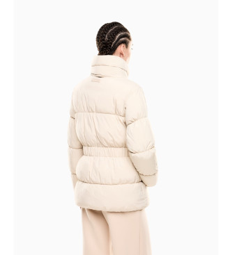 EA7 Najlonska prešita jakna Logo Series beige