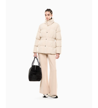 EA7 Najlonska prešita jakna Logo Series beige