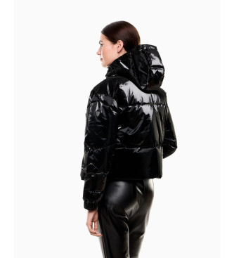 EA7 Chaqueta bomber brillante negro