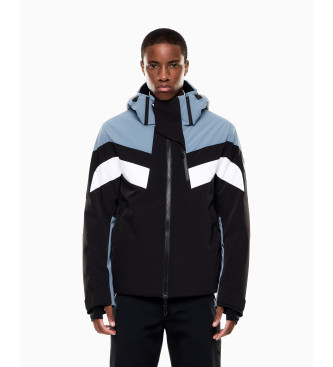 EA7 Chaqueta Ski Cortina Colorblock negro, azul