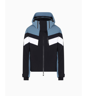 EA7 Chaqueta Ski Cortina Colorblock negro, azul