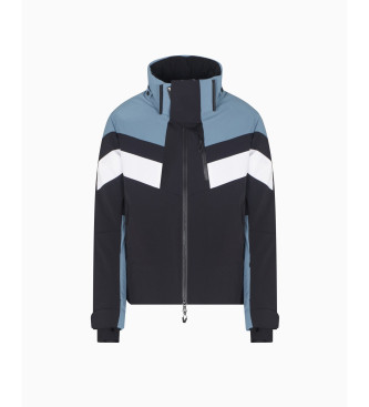 EA7 Chaqueta Ski Cortina Colorblock negro, azul
