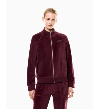 EA7 Burgundy chenille sweatshirt