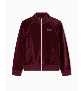 EA7 Burgundy chenille sweatshirt