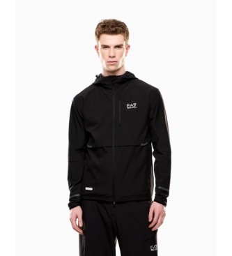 EA7 Chaqueta Con Capucha Dynamic Athlete De Tejido Tcnico Ventus7 Negro