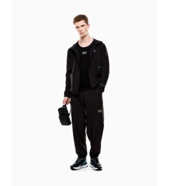 EA7 Chaqueta Con Capucha Dynamic Athlete De Tejido Tcnico Ventus7 Negro