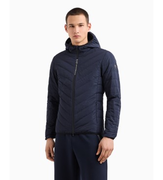 EA7 Premium Shield-jakke marinebl