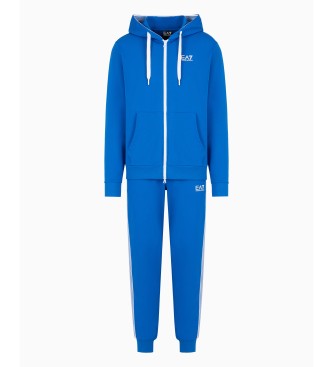 EA7 Tracksuit 7 lignes bleu