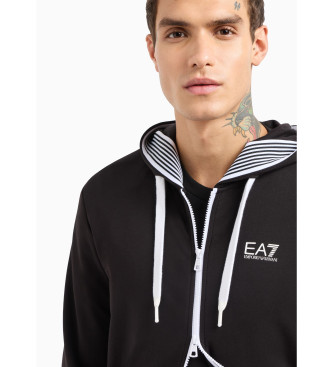 EA7 Tracksuit 7 lignes noir