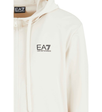 EA7 Trainingsanzug aus Baumwolle Core Identity beige, schwarz