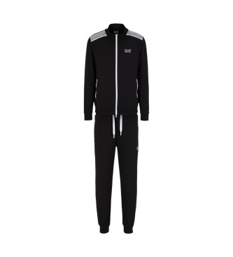 EA7 Trainingsanzug regular fit schwarz