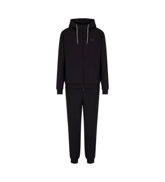 EA7 Tracksuit black fleece