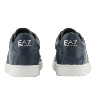 EA7 Classic Camouflage Leren Sneakers navy