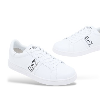 EA7 Sneakers classiche in pelle bianca