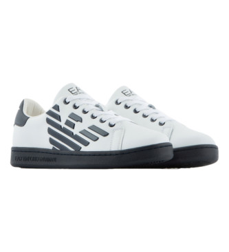 EA7 Classic Leather Sneakers white