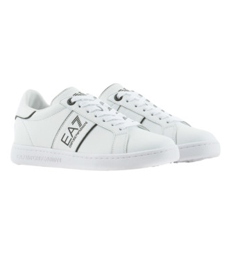 EA7 Sneakers classiche in pelle bianca