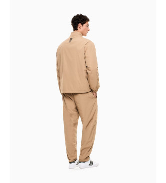 EA7 Fato de treino Core Identity em nylon castanho