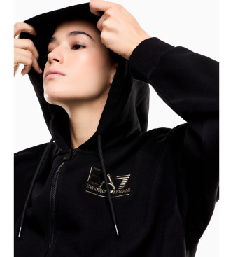 EA7 Fato de treino Visibilidade preto, mistura de ouro