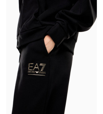 EA7 Fato de treino Visibilidade preto, mistura de ouro
