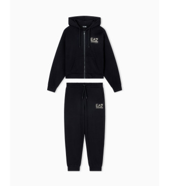 EA7 Fato de treino Visibilidade preto, mistura de ouro