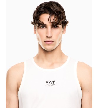EA7 T-shirt Top Core Identity blanc
