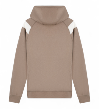EA7 Core Identity sweatshirt i beige