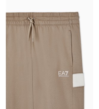 EA7 Core Identity Hose in Taupe