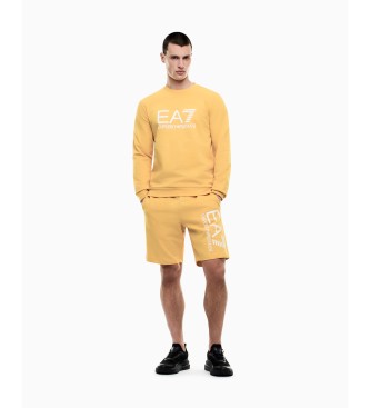 EA7 Core Identity Bermuda shorts yellow