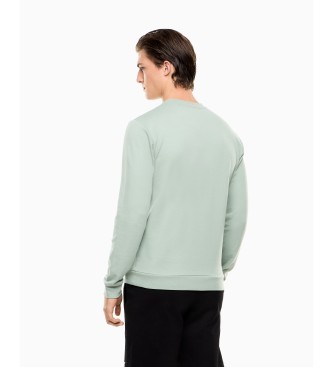 EA7 Core Identity groen sweatshirt