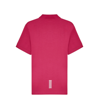 EA7 Core Identity Poloshirt rosa