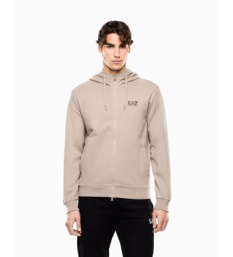EA7 Core Identity beige sweatshirt