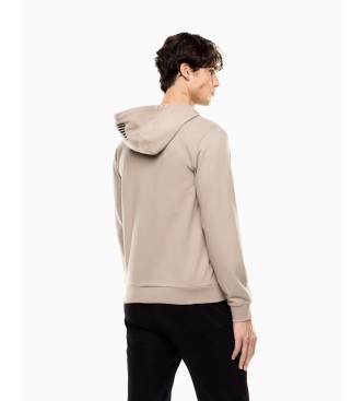 EA7 Core Identity beige sweatshirt