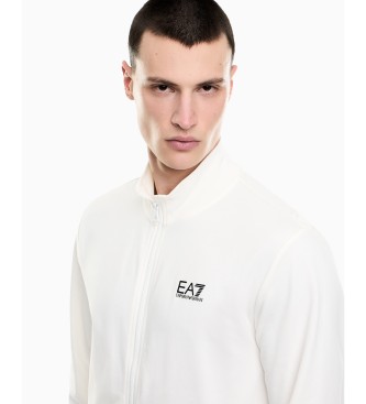 EA7 Trainingspak Core Identity wit, marineblauw