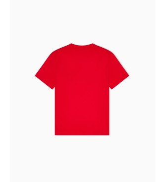 EA7 Camiseta CORE IDENTITY BOY rojo