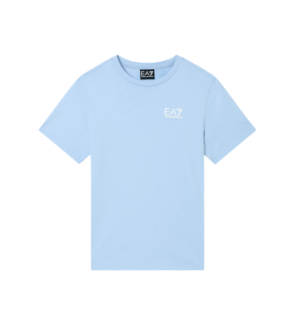 EA7 Camiseta con logotipo frontal azul