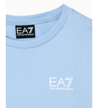 EA7 Camiseta con logotipo frontal azul