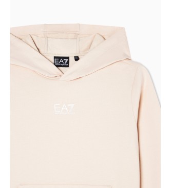 EA7 Core Identity Boy koralfarvet sweatshirt