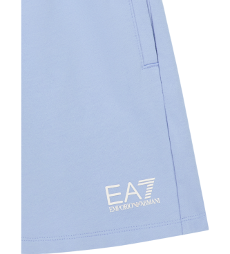 EA7 Bermuda Core Identity Boy in cotone blu