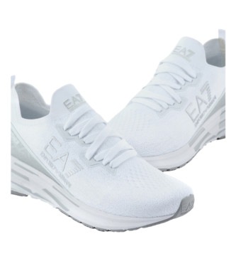 EA7 Crusher Distance Knit Shoes white