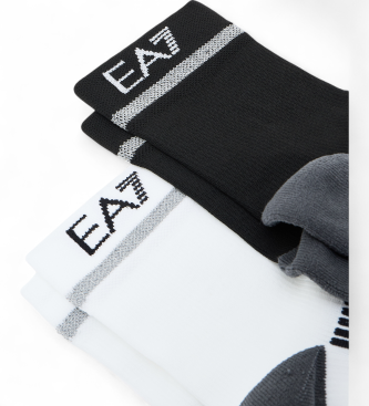 EA7 Set aus 2 Paar Crusher Distance Socken schwarz, wei, schwarz