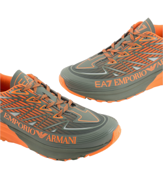 EA7 Scarpe Crusher Distance Trail verdi