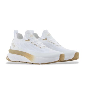 EA7 Crusher Sonic Knit Sneakers branco