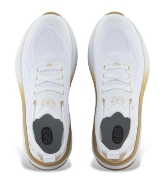 EA7 Crusher Sonic Knit Sneakers branco