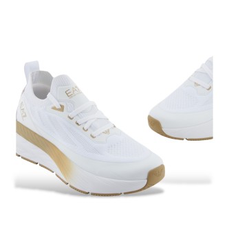 EA7 Crusher Sonic Knit Sneakers branco