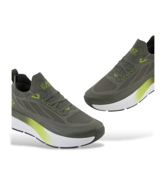 EA7 Sapatilhas Crusher Sonic Knit verde