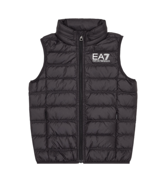 EA7 Core Identity Boy gilet en duvet noir pliable et matelass