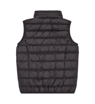 EA7 Core Identity Boy gilet en duvet noir pliable et matelass