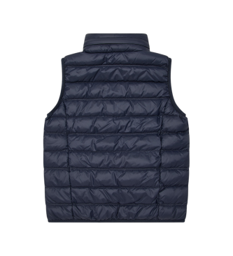 EA7 Core Identity down foldable quilted down waistcoat navy