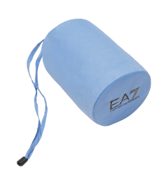 EA7 Visibility gewatteerd bomberjack met capuchon blauw